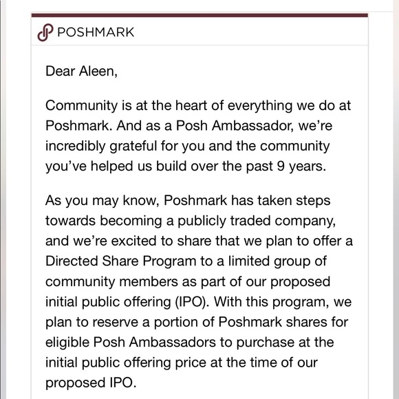 POSHMARK MAJOR MILESTONE 🙏🏻💗🌹 - Picture 13 of 16